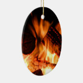 キャンプの火 セラミックオーナメント (右)