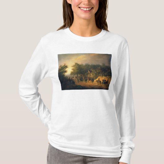 キャンプの皇帝のニコラスIの到着 Tシャツ (正面)