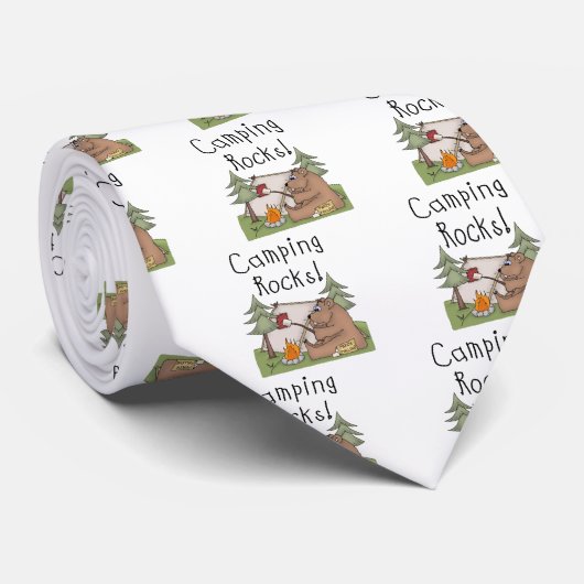 キャンプの石 ネクタイ (ロール)