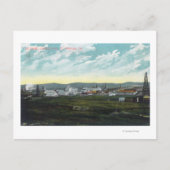 キャンプの空中表示27油フィールドCoalinga, CA ポストカード (正面)