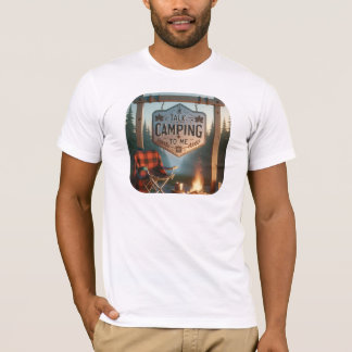 キャンプの話をしよう – キャンプファイアの雰囲気Tシャツ Tシャツ