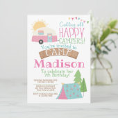 キャンプの誕生日 招待状 (スタンド正面)
