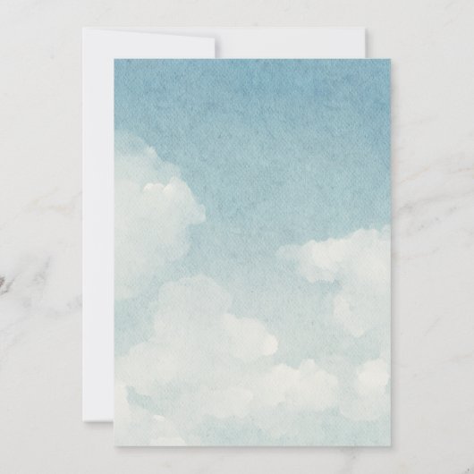 キャンプの誕生日 招待状 (裏面)