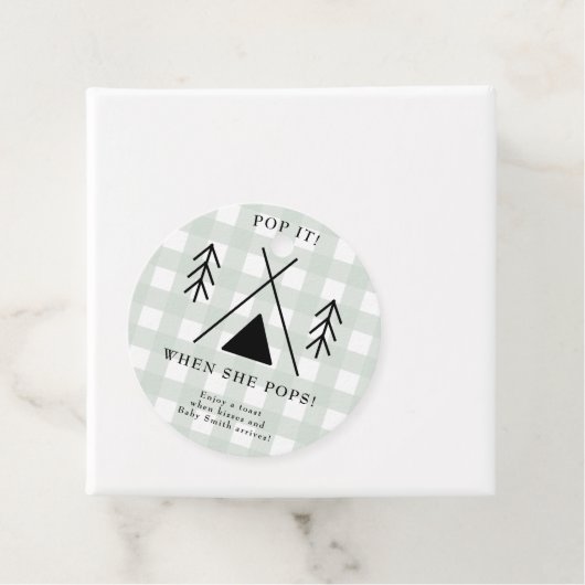 キャンプの赤ちゃんポップ・アートのシャワー – it!彼女がポップ! フェイバータグ (インサイチュ)