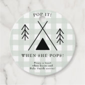 キャンプの赤ちゃんポップ・アートのシャワー – it!彼女がポップ! フェイバータグ (正面)