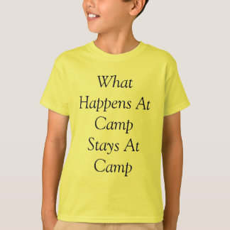 キャンプのTシャツ Tシャツ