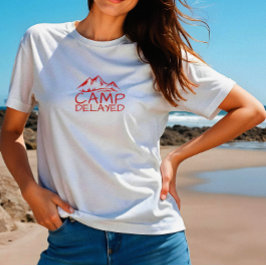 キャンプはなんとかアウトドア・ユーモア・ハイキングTシャツ トライブレンドTシャツ