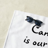 キャンプはジャムテントとジャーの山々 ビーチタオル (インサイチュ)