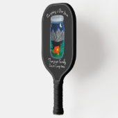 キャンプはジャムテントとジャーの山々 ピックルボールラケット (左)