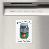 キャンプはジャムテントとジャーの山々 マグネット (インサイチュ (食洗機))