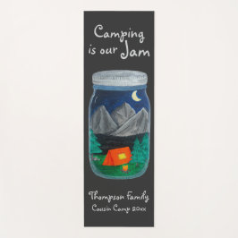 キャンプはジャムテントとジャーの山々 ヨガマット