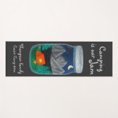 キャンプはジャムテントとジャーの山々 ヨガマット (正面(横))