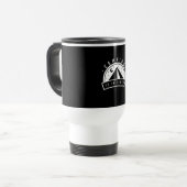 キャンプはテントの中 トラベルマグ (正面左)