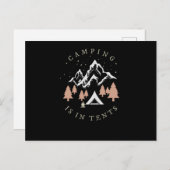 キャンプはテントの中 ポストカード (正面/裏面)