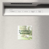 キャンプはテントの"強烈"パパJOKEマグネット マグネット (インサイチュ (食洗機))