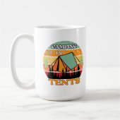 キャンプはテント内 コーヒーマグカップ (左)