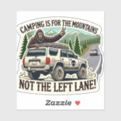 キャンプは山のためのレーン離れではない! シール (シート)