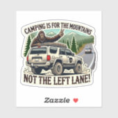 キャンプは山のための – レーンではない離れ! シール (シート)