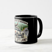 キャンプは山のための – レーンではない離れ! マグカップ (正面右)