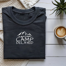 キャンプは無事に アウトドア ユーモア ハイキング シャツ