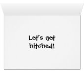 キャンプは私の人生おもしろいの冗談グリーティングカード (内部横(下))