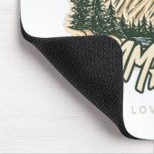 キャンプは私の大好きな言葉だ マウスパッド (コーナー)