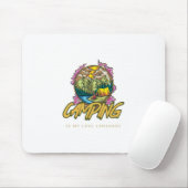 キャンプは私の大好きな言葉だ マウスパッド (マウス)