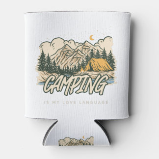 キャンプは私の大好きな言葉だ 缶クーラー