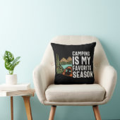 キャンプは私の季節お気に入りのだ クッション (椅子)