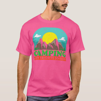 キャンプは私の季節お気に入りのだ Tシャツ