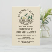 キャンプは私の引退計画 引退パーティ 招待状 (スタンド正面)