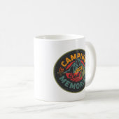 キャンプは私の思最高のい出だ コーヒーマグカップ (正面右)