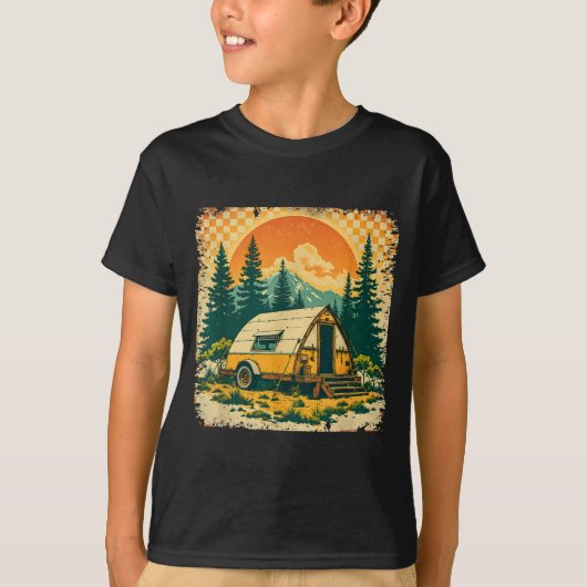 キャンプは私の癒やし Tシャツ (正面)