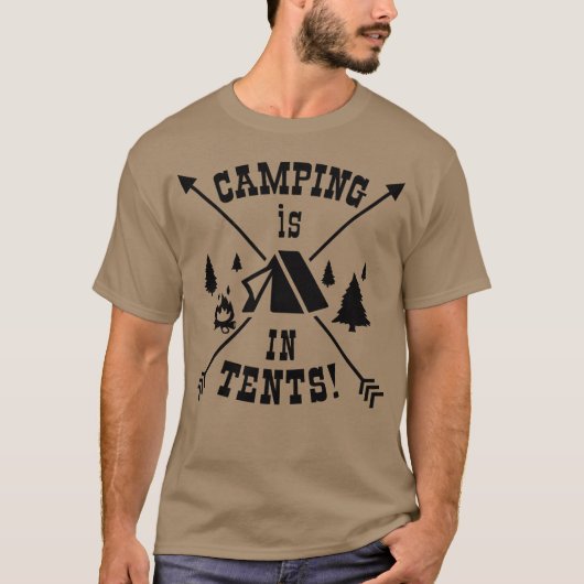 キャンプはInents ビンテージ Tシャツ (正面)