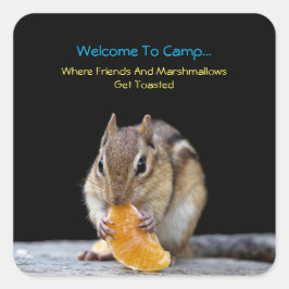 キャンプへようこそ スクエアシール