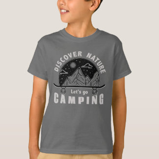 キャンプへ行こう Tシャツ