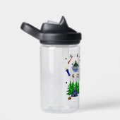 キャンプまたは中西部をテーマにした ウォーターボトル (右面)