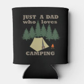 キャンプやハイキングが大好きなパパにすぎない 缶クーラー (裏面)