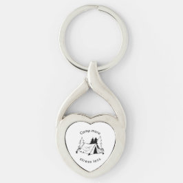 キャンプより多くのストレスを削減 キーホルダー