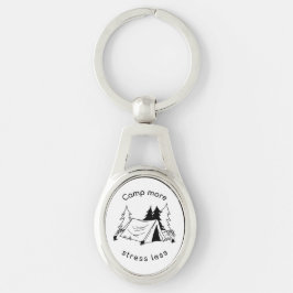 キャンプより多くのストレスを削減 キーホルダー