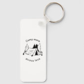 キャンプより多くのストレスを削減 キーホルダー (裏面)