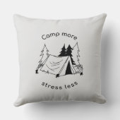 キャンプより多くのストレスを削減 クッション (裏面)