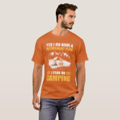 キャンプをする予定なのさ、そう、それが私の老後計画 Tシャツ (正面フル)