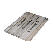 キャンプをする方が人生は良い バスマット (アングル)