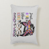 キャンプを愛する女の子 |ハロウィーンキャンプ アクセントクッション (裏面(縦))