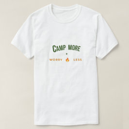 キャンプを楽しんで心配は少なく キャンプTシャツ Tシャツ