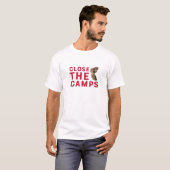 キャンプを閉鎖せよ Tシャツ (正面フル)
