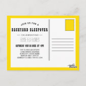 キャンプアウトサンセットシーン ポストカード (裏面)