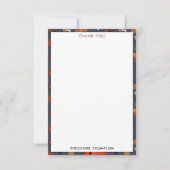 キャンプアウトドアアドベンチャー サマーキャンプファイヤー キッズ サンキューカード (正面)