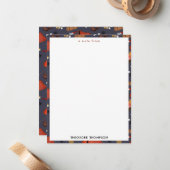 キャンプアウトドアアドベンチャー サマーキャンプファイヤー キッズ ノートカード (正面/裏面インサイチュ)